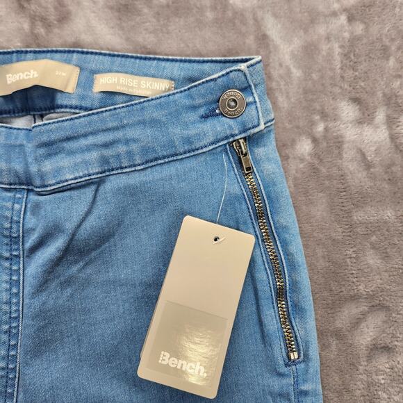NWT Bench Urban Wear Womens Blue Skinny High Rise Jeans 27w - Picture 6 of 11